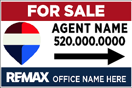 Re/Max Metal Directionals with Stakes