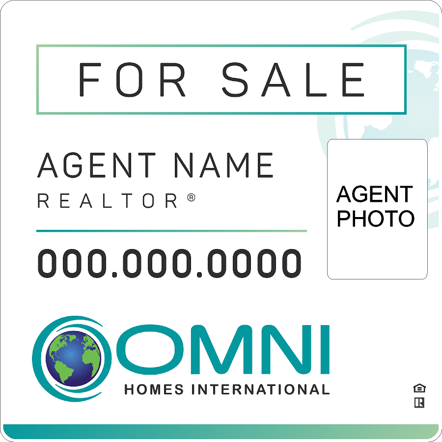 Omni Homes 2' x 2' Photo Sign