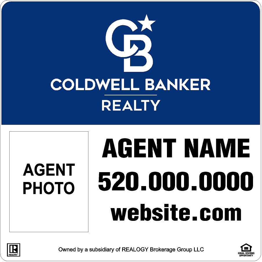 Coldwell Banker 2' x 2' Photo Sign