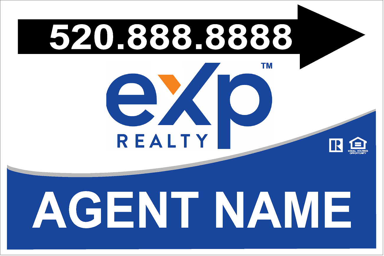 eXp Realty Metal Directionals with Stakes