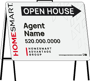 HomeSmart Tent Style Open House Signs