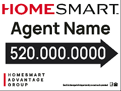 HomeSmart 10 Coroplast Directionals w/ Wire Stakes