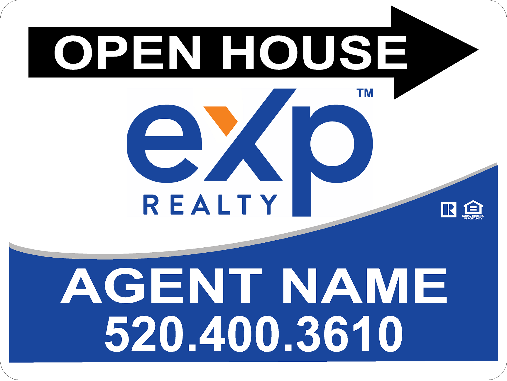eXp Realty Open House Signs (No Stands)