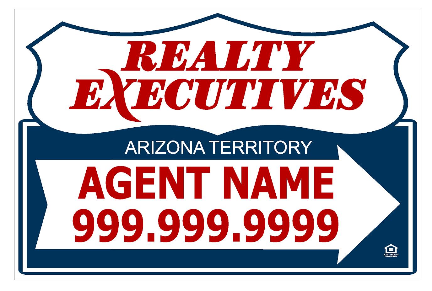 Realty Executives Metal Directionals with Stakes