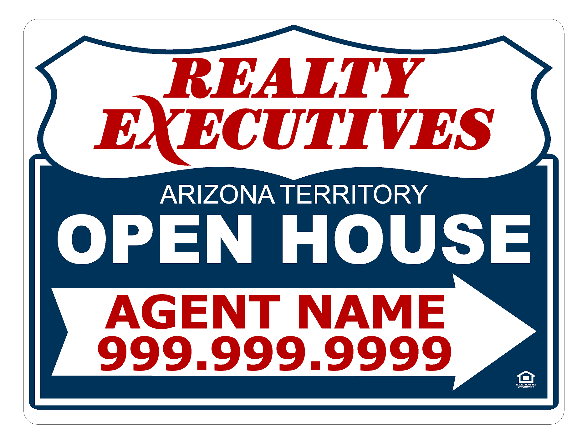 Realty Executives Open House Signs ( No Stands)