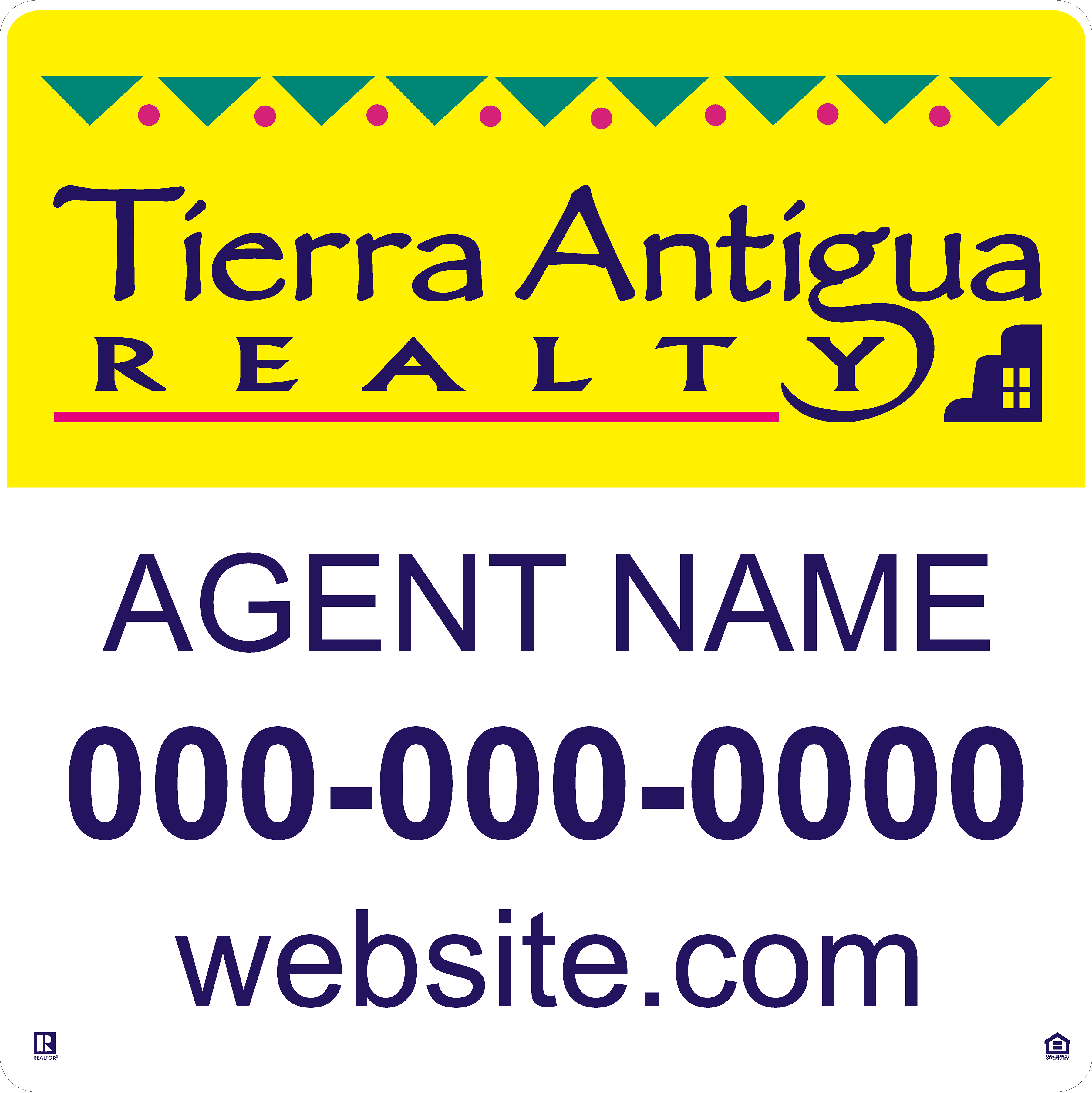 Tierra Antigua 2'x2' For Sale Signs