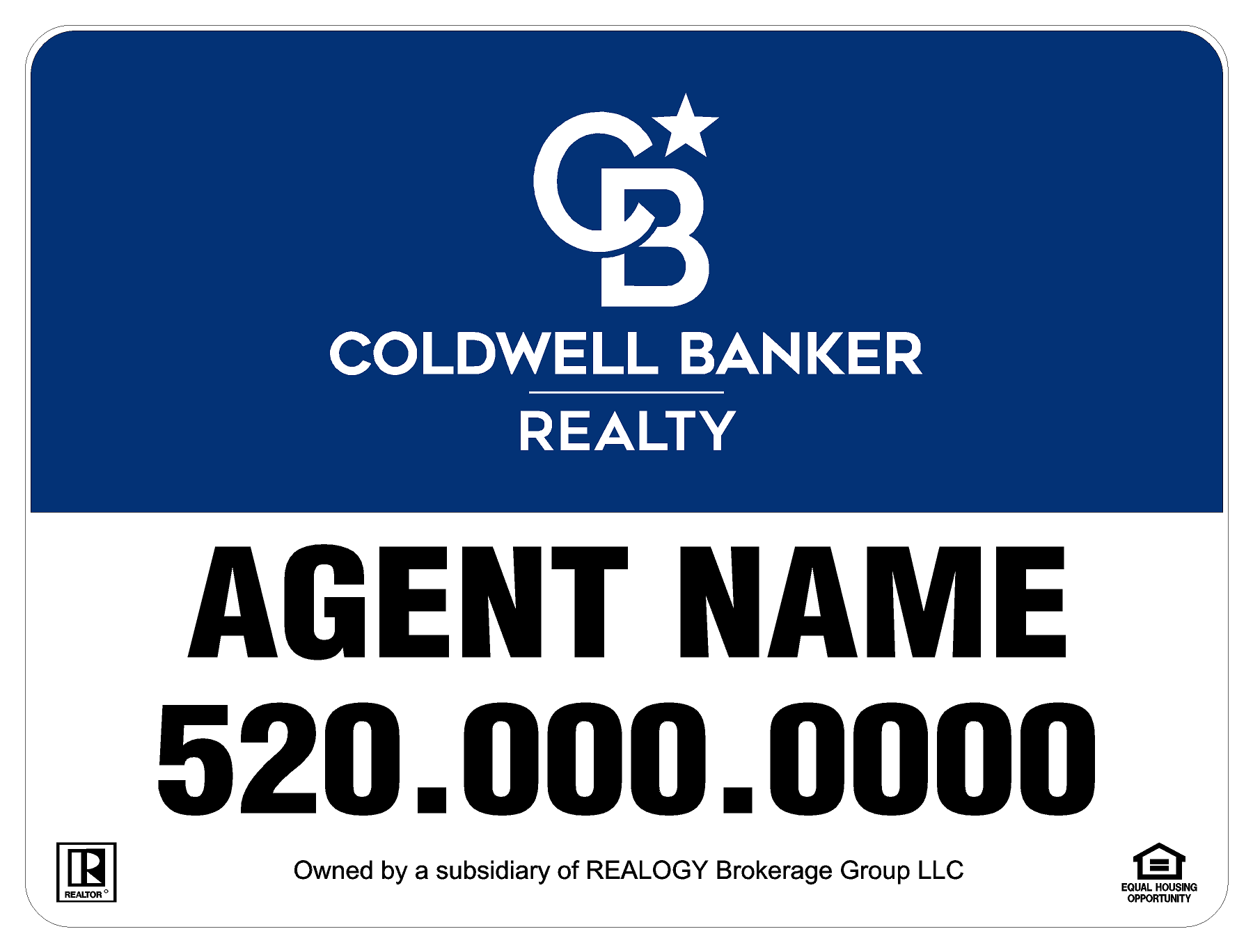 Coldwell Banker 18" x 24" for Sale Sign